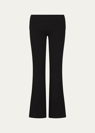 &Eacute;terne Foldover Flare Pant