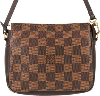 Louis Vuitton Pre-owned Pochette - Dames - Pre-owned - Bruin - Maat: ONE Size Leer