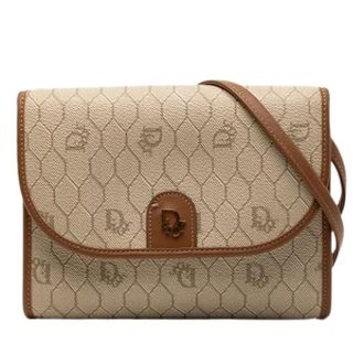 Dior Pre-owned Cross Body Bags, female, Beige, Size: ONE SIZE Pre-owned Vintage Crossbody Bag