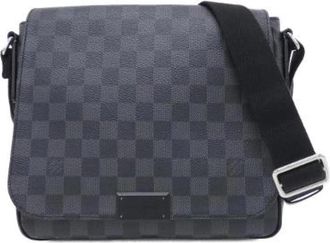 Louis Vuitton Pre-owned Damier Graphite Schoudertas - Dames - Vintage Schoudertas - Blauw - ONE Size - Vintage