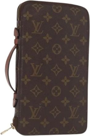 Louis Vuitton Pre-owned Clutches, female, Brown, Size: ONE SIZE Pre-owned Canvas Home-Office Clutch
