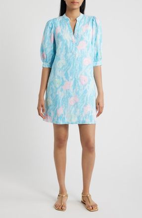 Lilly Pulitzer Mialeigh Shell Print Shift Dress in Capri Blue Shelden at Nordstrom, Size 00