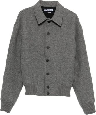 Jacquemus Chaqueta Bomber Feltro - Jackets - Hombre - Gris - L