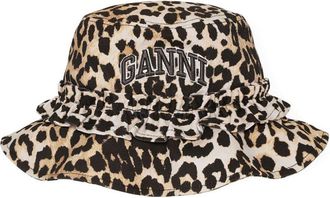 Ganni Cappello a secchio di tela ganni