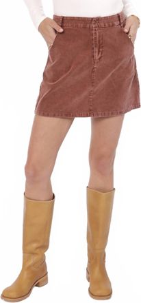 Sadie & Sage Womens Get Like This Mini Skirt In Brown