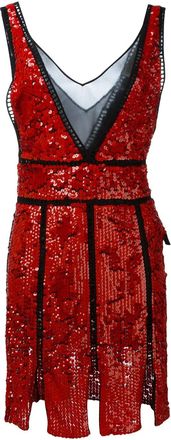 Pucci sequin embellished dress - Rosso