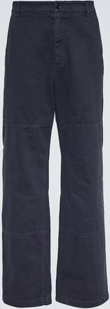 Dolce & Gabbana Mid-rise straight cotton pants