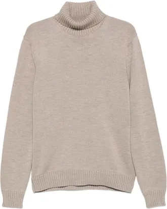 Zanone Ribbed-knit Roll-neck Sweater
