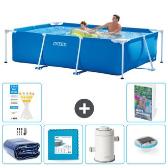 Intex Piscina Con Estructura Rectangular - 260x160x65 Cm - 7-piezas S152