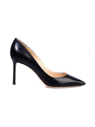 Jimmy Choo London Black Leather Pumps