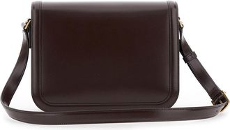 Valentino Garavani Womens Brown Crossbody Bag With Vlogo Detail Calf Shoulder