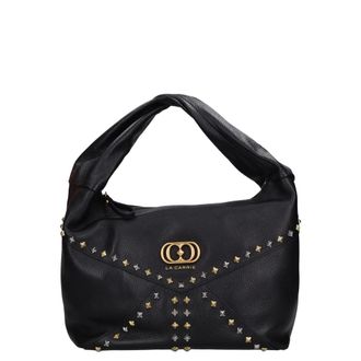 La Carrie Frivolous Valery Leren Tas - Dames - Handtassen - Zwart - ONE Size - Leer - Tassen
