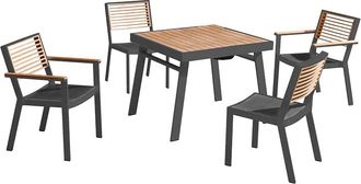 Higold Outdoor Design Dining-Set York 4+1 / Schwarz