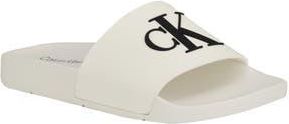 Calvin Klein Arin 2 Slide Sandal in White 140 at Nordstrom Rack, Size 10