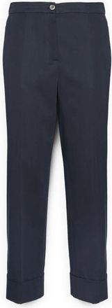 Elena Miro Chino Broek - Dames - Vrijetijds broeken - Blauw - 6XL - Katoen - Broeken