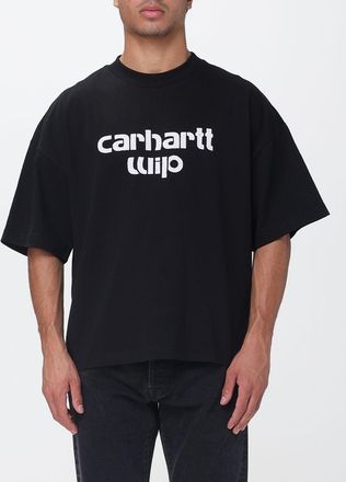 Carhartt Work in Progress T-shirt in cotone con logo stampato sul davanti