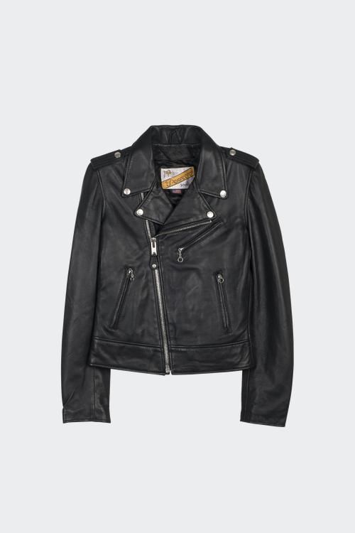 Blouson Perfecto Schott NYC En Cuir D'agneau Noir - Taille XL - Neuf Avec étiquettes
