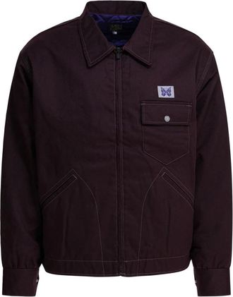 Needles Work Jacket - Heren - Zomerjassen - Rood - M - Katoen - Jassen