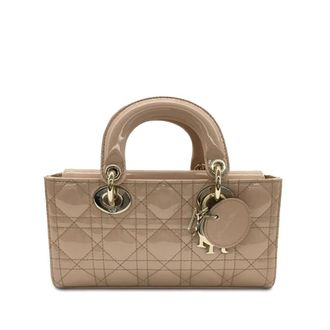 Dior Pre-owned Dior Small Patent Cannage Lady D-Joy 10-MA-0213