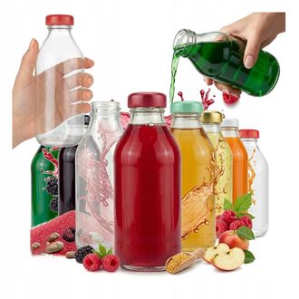 OEM 50 Botellas De Zumo De 330 Ml + Tapa