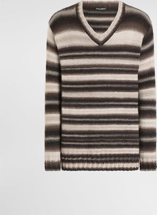 Dolce & Gabbana Wool Blend Pullover - Man Sweaters And Cardigans Beige Xxl