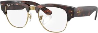 Ray-Ban Womens Square Eyeglasses In Tortoise In Gold