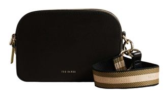 Ted Baker cross body bag shoulder bag Darcelo Branded Webbing Leather Camera Bag Jet - Black