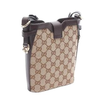 Gucci Pre-owned Borsa a Spalla in Tela GG Shadow e Pelle - - Pre-owned - Donna - Marrone - ONE SIZE