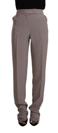 Armani High Waist Silk Tape Long Womens Pants