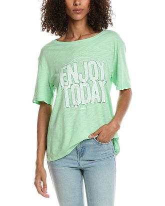 Chrldr Enjoy Today Wide T-Shirt