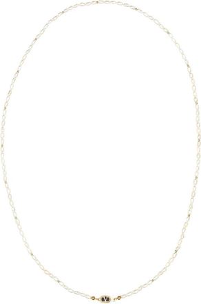 Valentino Garavani Pearls Ovalette Necklace - Dames - Kettingen - Wit - ONE Size - Accessoires