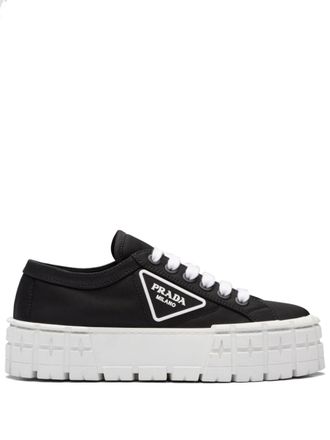 Prada Sneakers Double Wheel - Nero