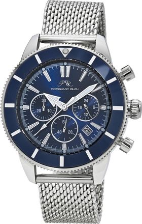 Porsamo Bleu Mens Brandon Stainless Steel Watch 1011FBRS