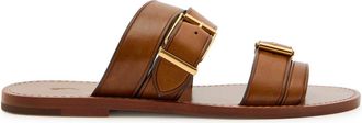 Polo Ralph Lauren Buckle Leather Sandals - Brown - 35 (UK2 / Xxxs)