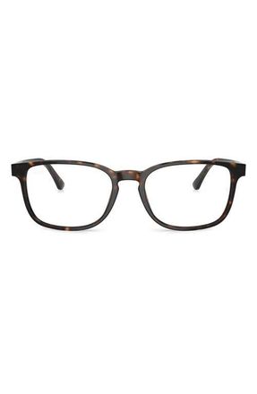 Ray-Ban 54mm Rectangular Pillow Optical Glasses in Havana at Nordstrom