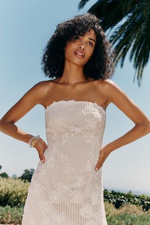 endless rose Embroidered Net Dress