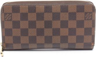 Louis Vuitton Brown Damier Canvas Coated Canvas Long Wallet (Bi-Fold) (Pre-Owned)