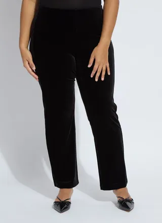 Lyss&eacute; Velvet Pant Curvy
