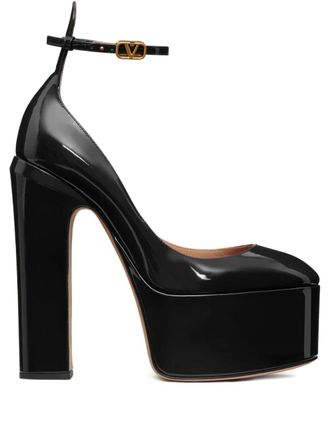 Valentino Garavani Pumps platform Tan-Go 155mm - Nero
