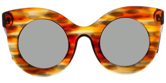 Andy Wolf Millicent C Womens Sunglasses Brown Size 49