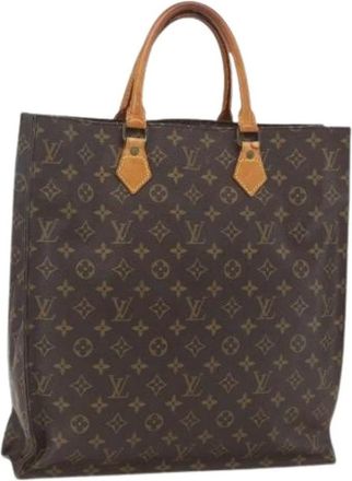 Louis Vuitton Pre-owned Tote Bags, female, Brown, Size: ONE SIZE Pre-owned Sac Plat Hand Bag
