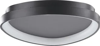 Beliani L&aacute;mpara De Techo Led De Metal Negro Acr&iacute;lico Forma De Tri&aacute;ngulo Moderno Nanding
