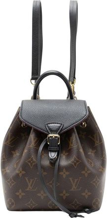 Louis Vuitton Black Monogram Canvas Montsouris Bb Nm (Authentic Pre-Loved)