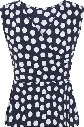 La Petite Robe Di Chiara Boni Oliwia Print Slim Jersey Top