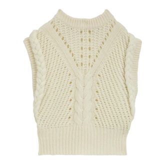 HUGO BOSS Dames, Truien, Wit, Maat: XS Wol