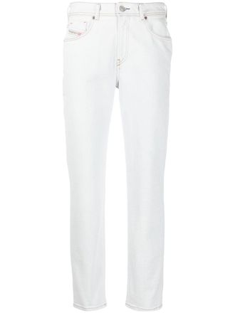 Diesel 2004 09C06 tapered jeans - women - Cotton/Polyester/Spandex/Elastane - 27/32 - Blue