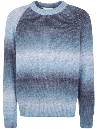 Les Deux Round Neck Gradient Knit Sweater