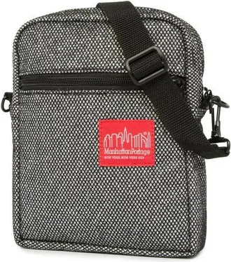 Manhattan Portage Midnight City Lights Crossbody Bag in Gun Metal at Nordstrom, Size Small