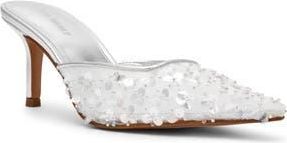 Steve Madden Alexi Mule in Silver Sequin at Nordstrom Rack, Size 5.5