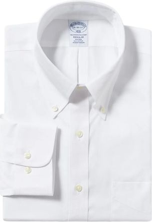 Brooks Brothers button-down-collar shirt - White
